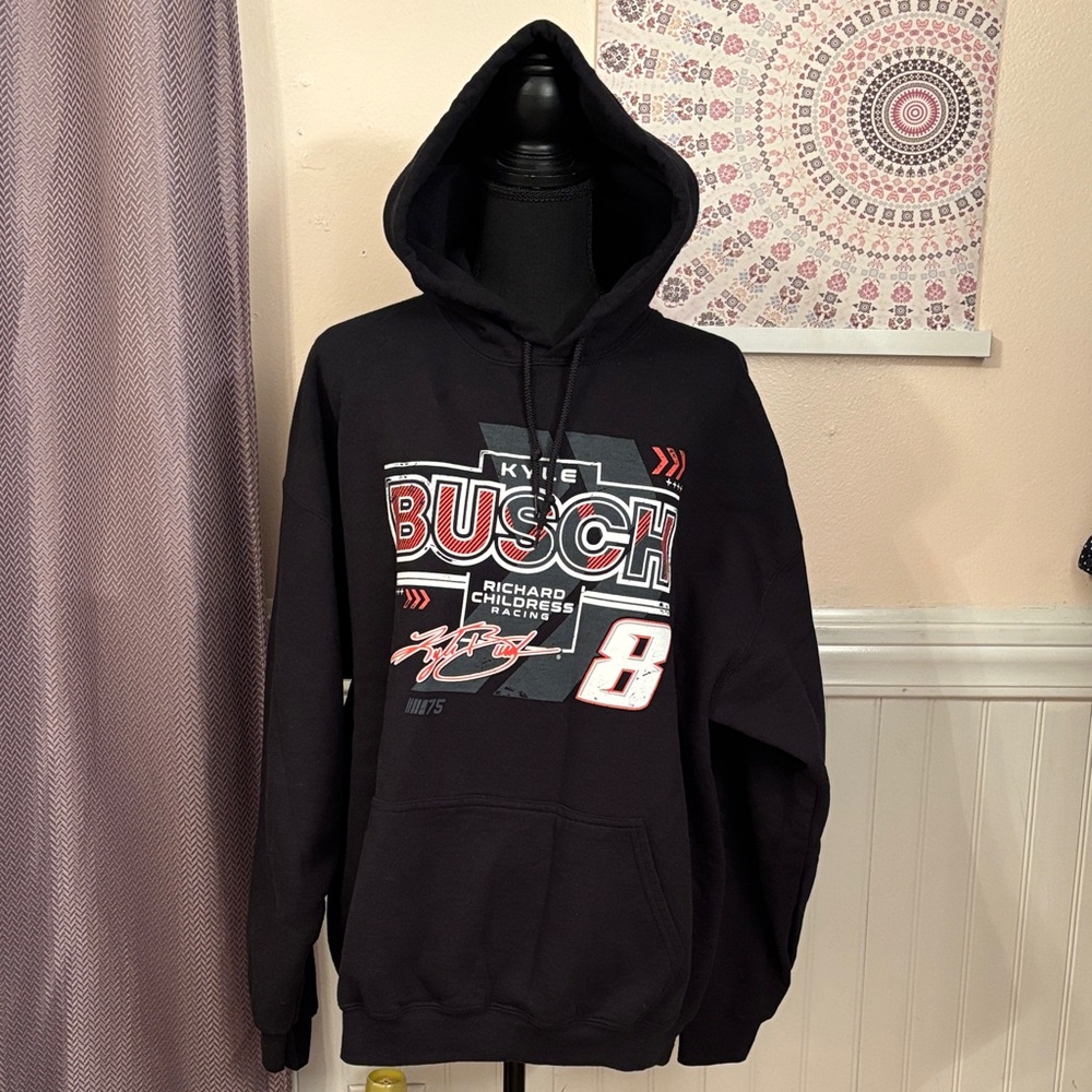 Kyle Busch Black Hoodie